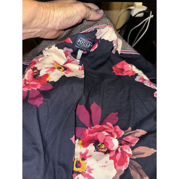 Joules Women’s Tweed Blazer Womens 10 Brown Herringbone Country Jacket Vintage - Picture 4 of 12